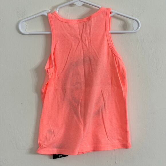 Trilogy Pink Peace Smiley Face Tank Top  Size 18 Months Pink & Black - Picture 5 of 5